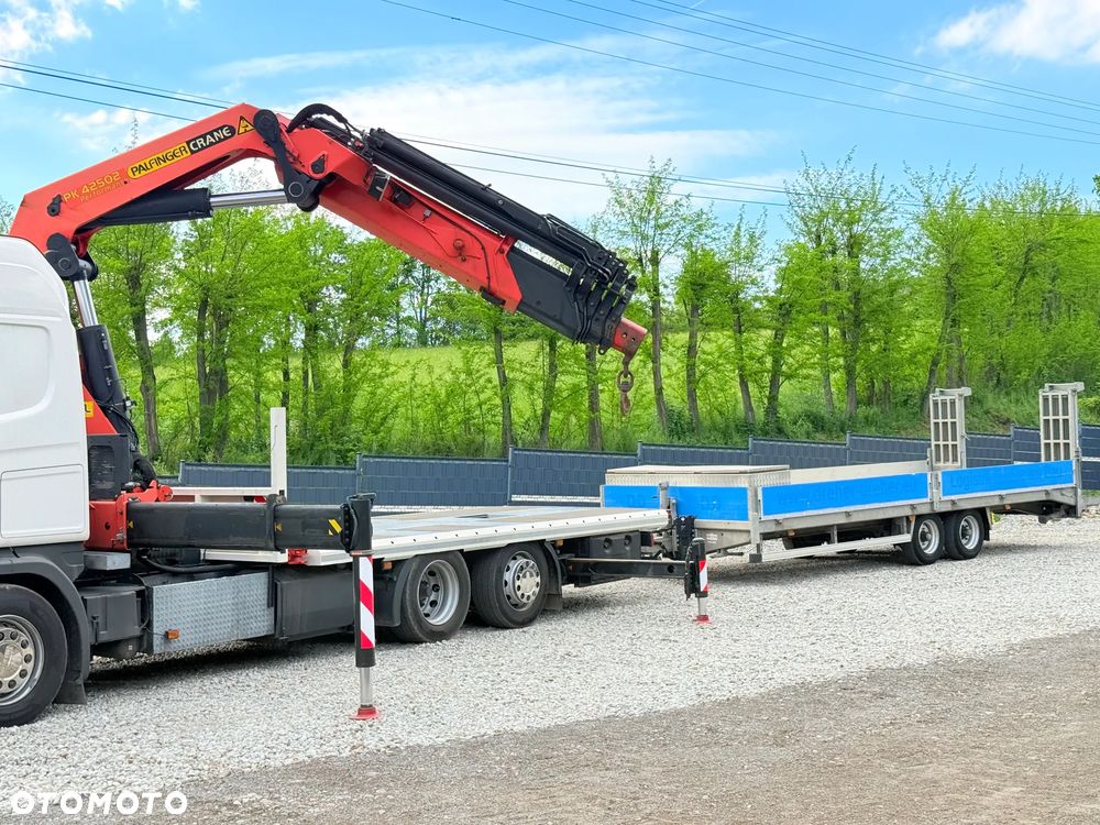 Scania * SCANIA G400 * Zestaw + Przyczepa * HDS Palfinger Kran PK 42500 * 3 Osie * Sprowadzona * Bardzo Dobry Stan * - 25