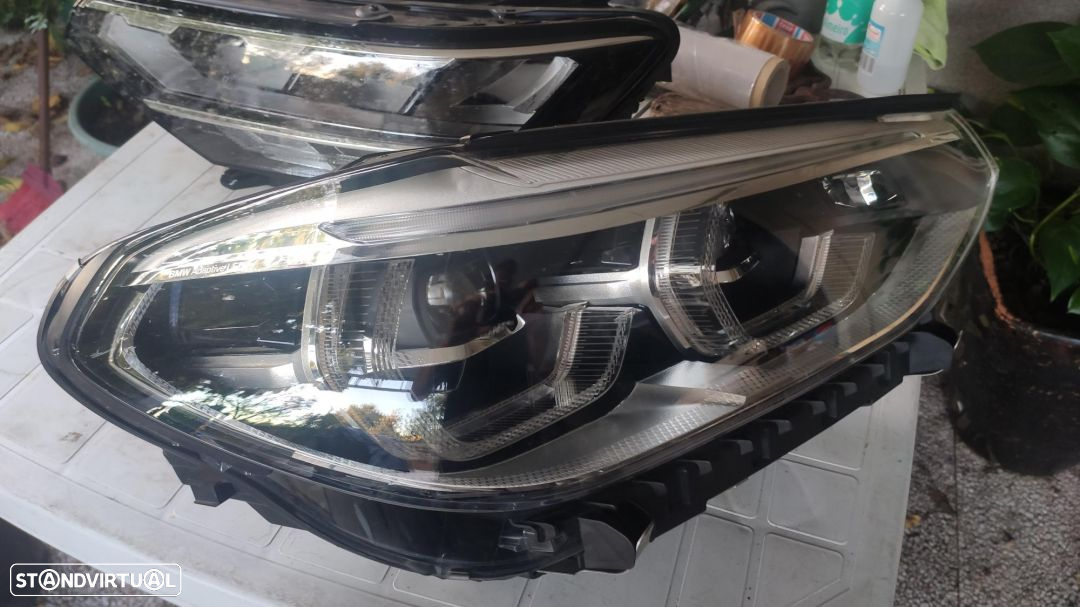 farol direito full Led Adaptativ BMW X3 G01 + X4 G02 - 2
