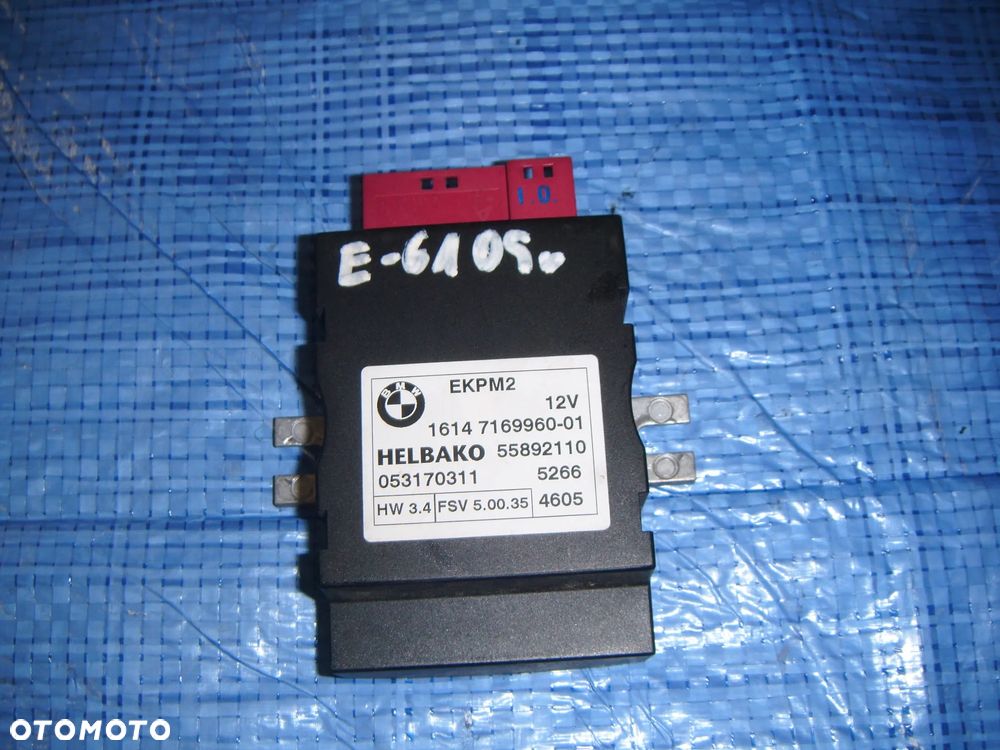 bmw 525D e-61 sterownik pompy wtryskowej 55892110 - 1