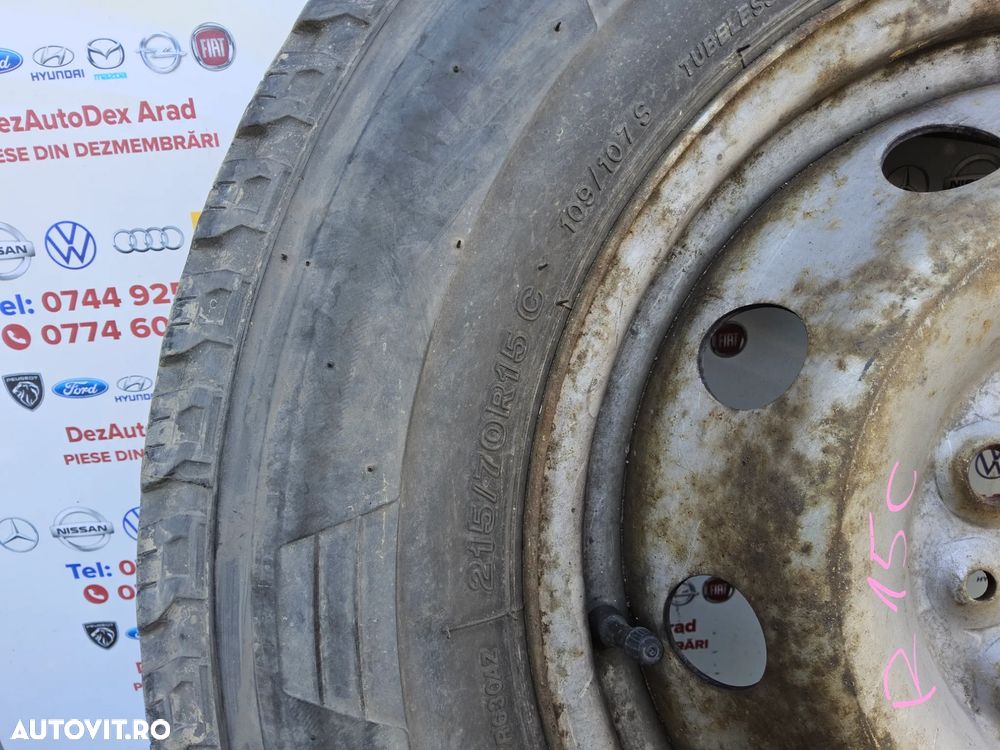 Roata rezerva Peugeot Boxer Citroen Jumper Fiat Ducato r15c - 3