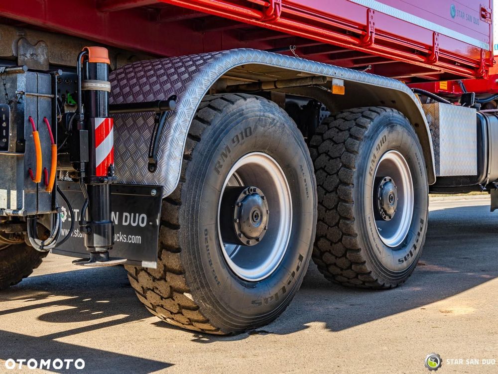Mercedes-Benz AROCS 3345 6x6 HMF 3220 K hds Żuraw wywrotka - 28