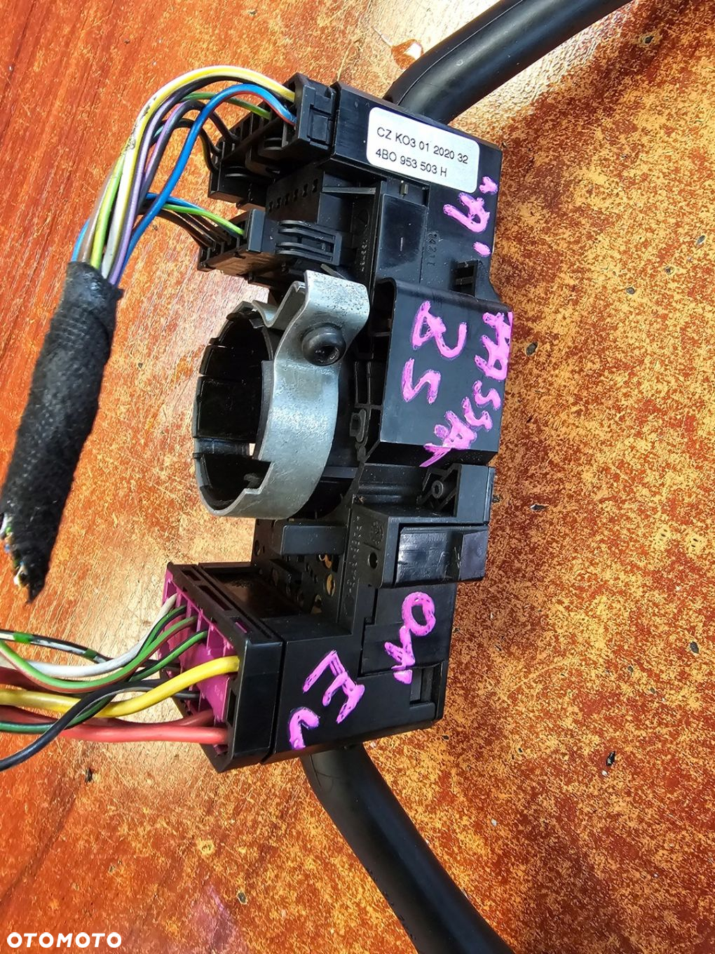 PRZEŁĄCZNIKI ZESPOLONE MANETKI POD KIEROWNICĘ VW PASSAT B5 01 FL 4B0953503H - 5