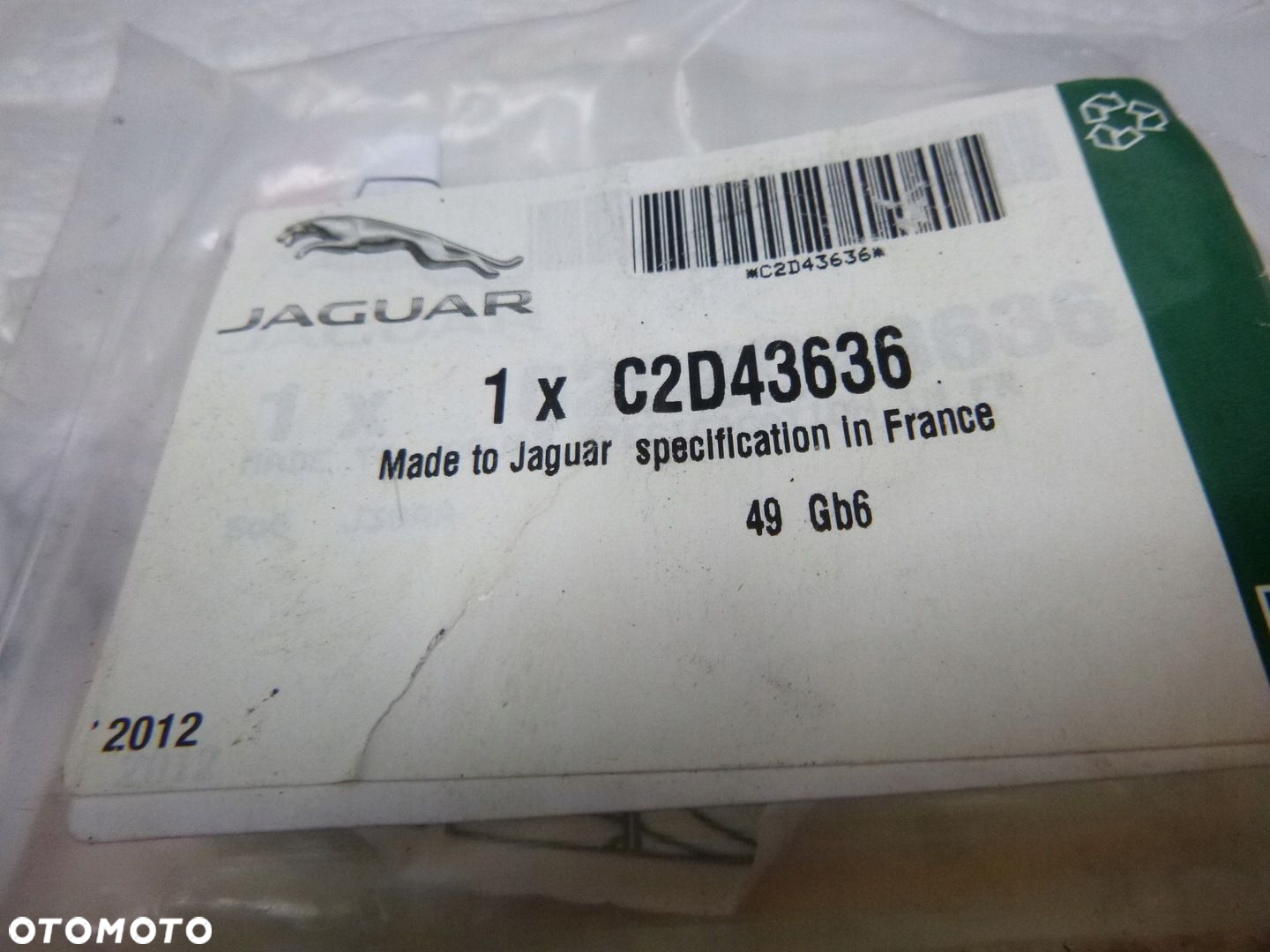 JAGUAR F-TYPE X152 XE X760 XF X260 X250 LAND ROVER DISCOVERY IV L319 DISCOVERY SPORT L550 FREELANDER L359 RANGE ROVER EVOQUE L538 SPORT L320 VOGUE L322 CZUJNIK CIŚNIENIA OPON TPMS 433  MHz NOWY ORYGINAŁ - 7