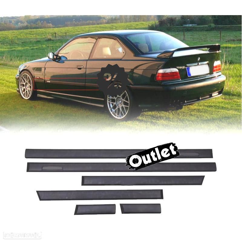 R147547C3 KIT CONJUNTO FRISOS LATERAIS BMW E36 LOOK M3 COUPE CABRIO - 1