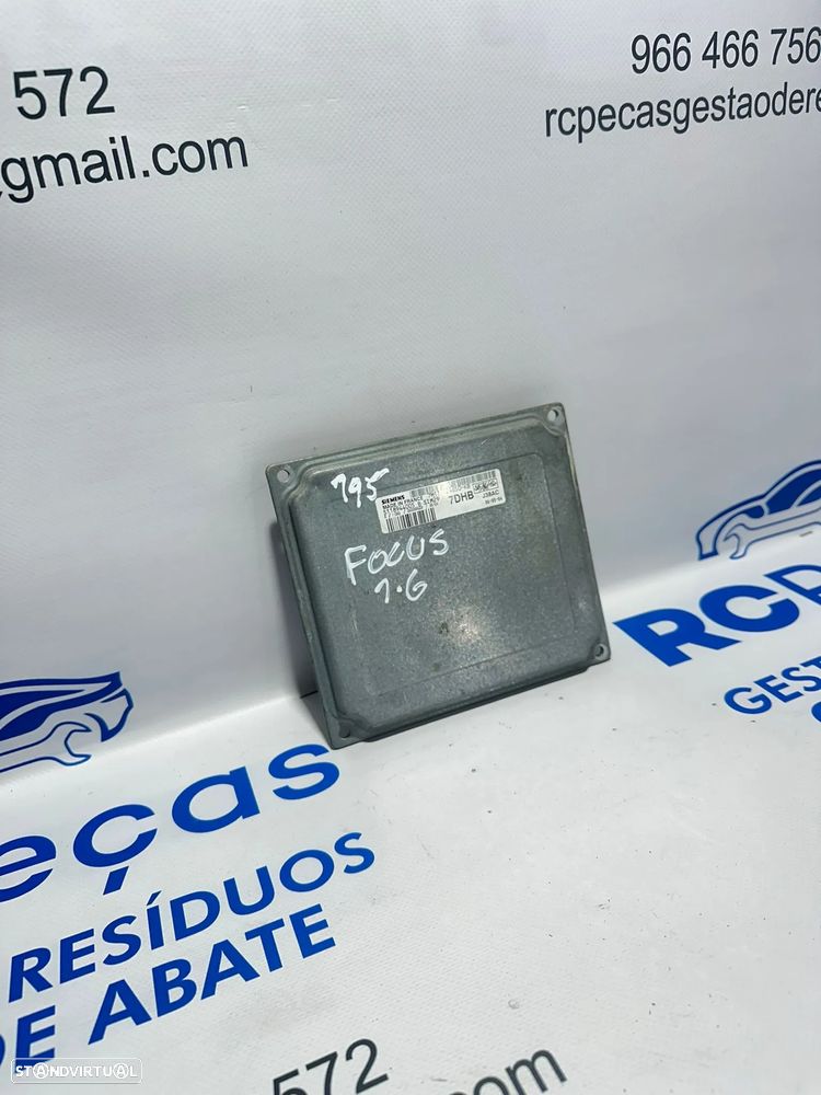 .Centralina Motor Siemens Ford 1.6 1.6 Ti VCT 7M5112A650KB S118944005B 2003 - 2010 - 6