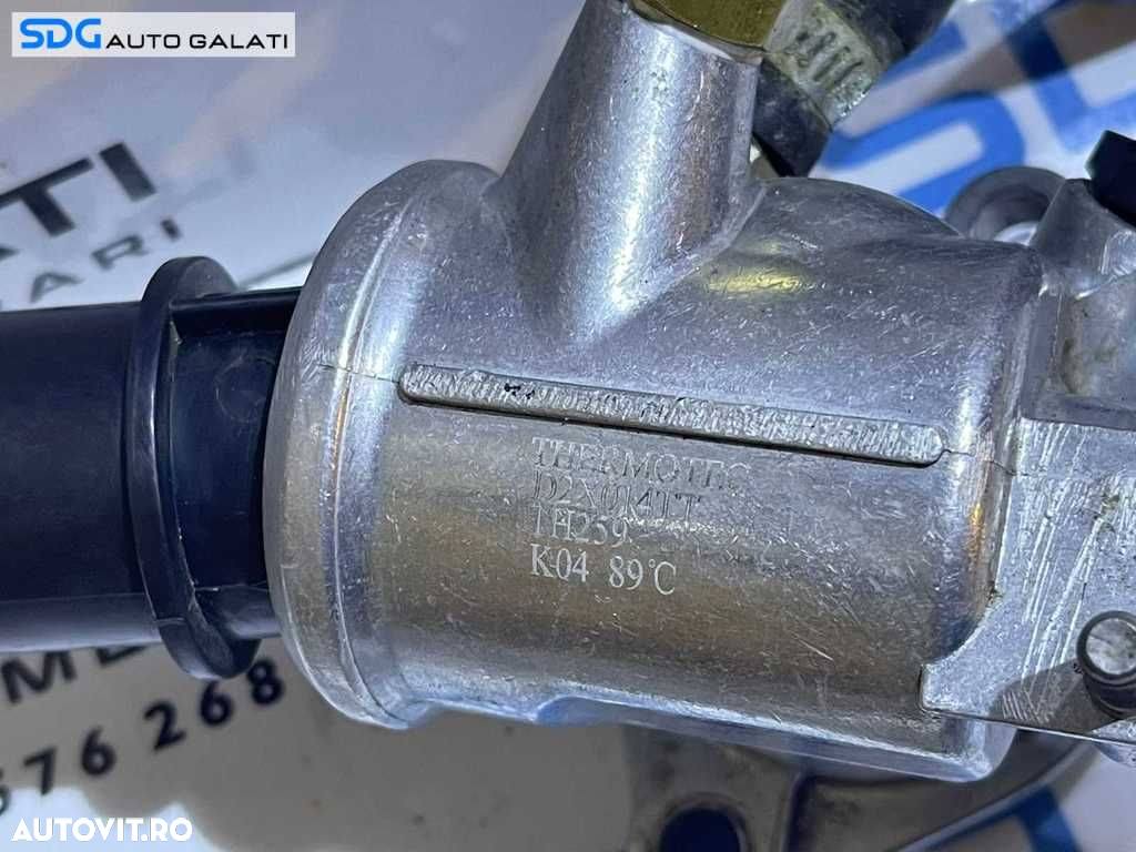 Corp Carcasa Termostat Senzor Apa Opel Vectra C 1.9 CDTI 2004 - 2008 Cod D2X014TT - 5