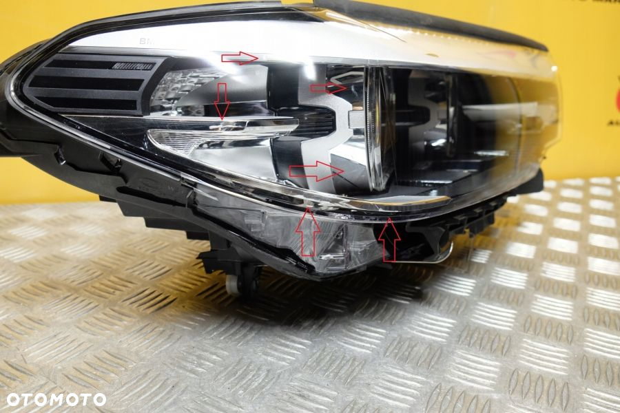 BMW 5 530 G30 G31 M5 2017- REFLEKTOR LAMPA FULL LED R USA - 4