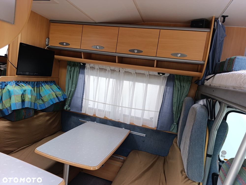 Fiat Ducato Dethleffs Alkowa Klimatyzacja Piętrowe łóżka Garaż - 18