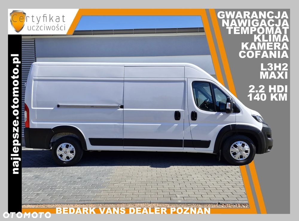 Citroën JUMPER, L3H2 MAXI, kamera cofania, nawigacja, tempomat, klima