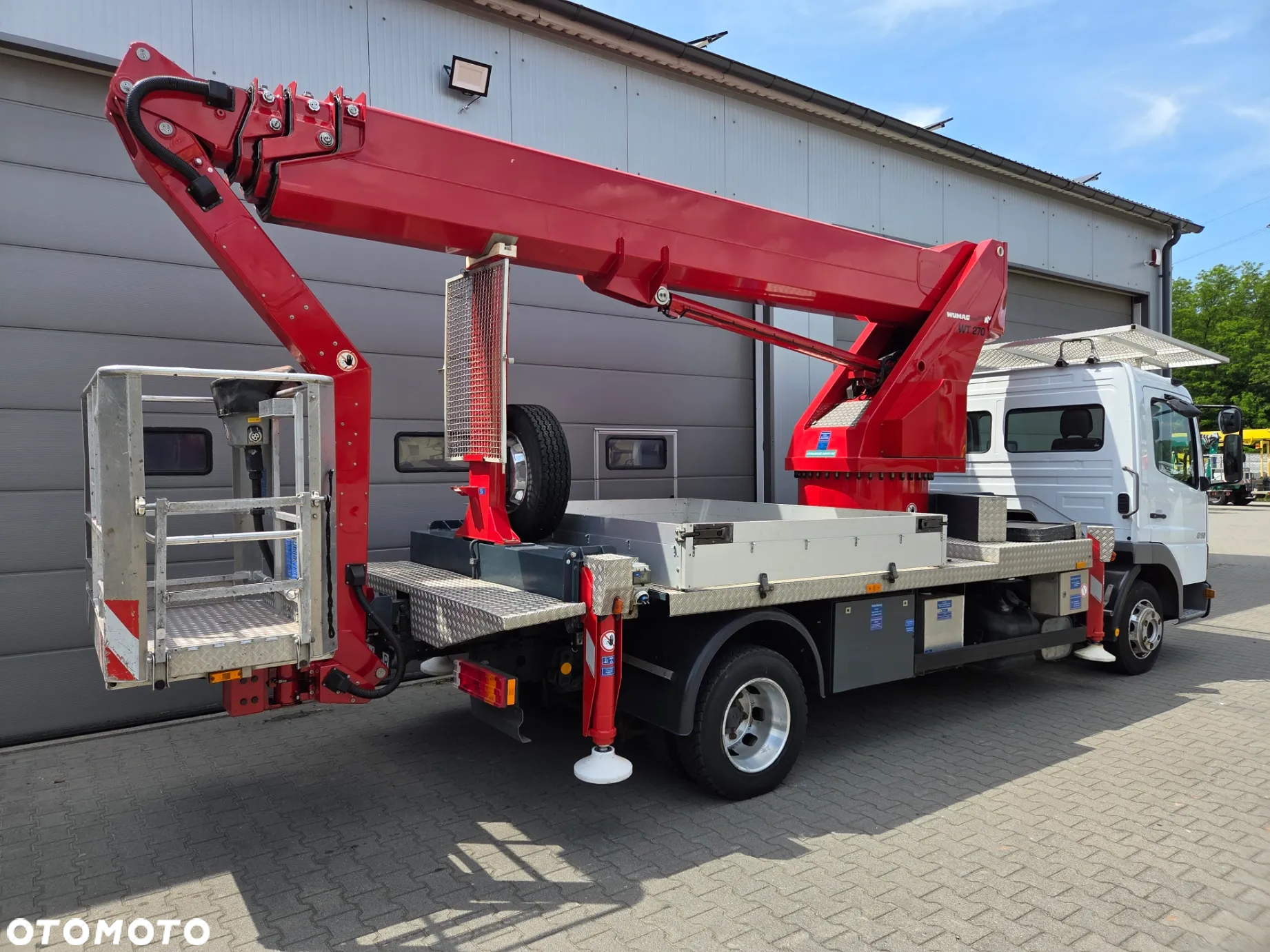 Mercedes-Benz Atego 815 - 27 m - Podnośnik koszowy zwyżka WUMAG WT 270 jak RUTHMANN GSR UDT - 8