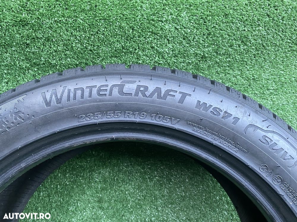 Set 2 anvelope Iarna Kumho WinterCraft WS71 235 55 R19 105V SUV ASYMM - 6