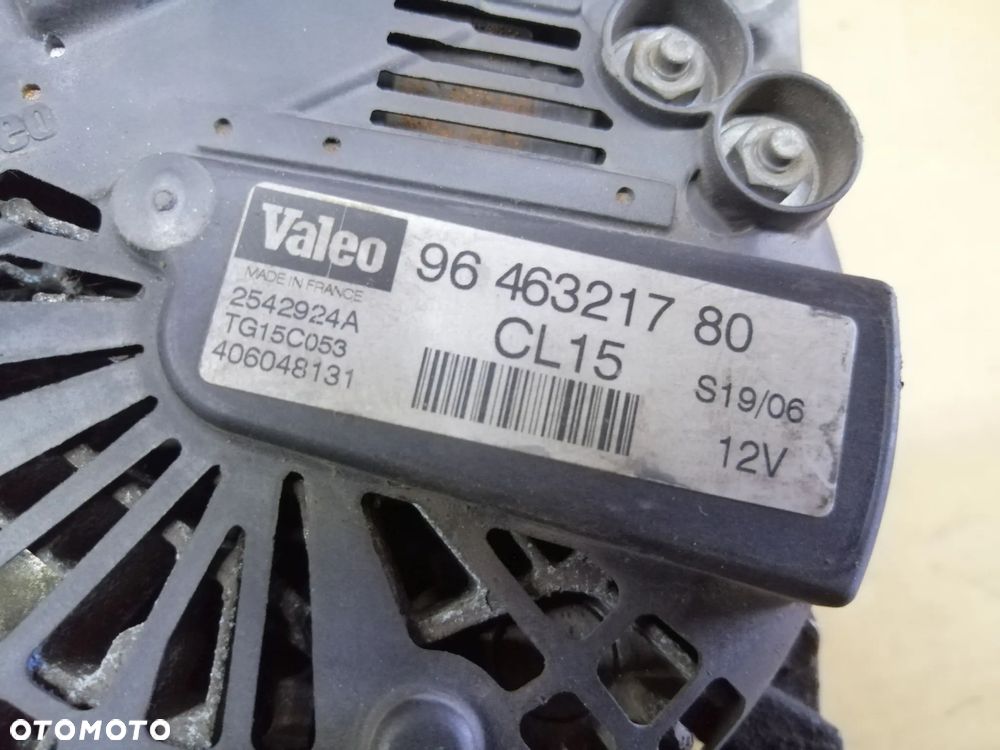 Peugeot 207 1.6 HDi alternator Valeo 9646321780 - 7