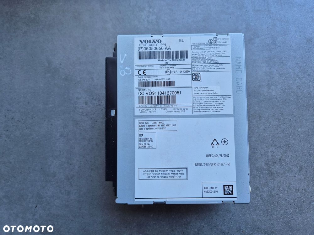 radio cd nawigacja volvo s60 v60 lift 36050656 - 1