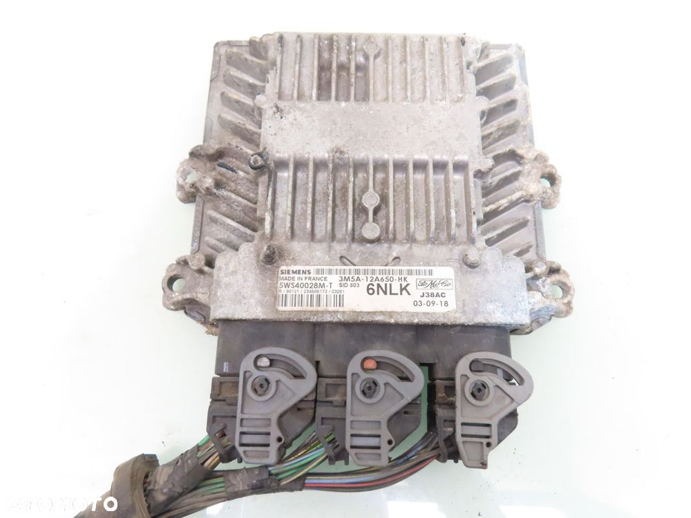 STEROWNIK FORD FOCUS C-MAX 2.0 TDCi 5WS40028MT 3M5A12A650HK - 1