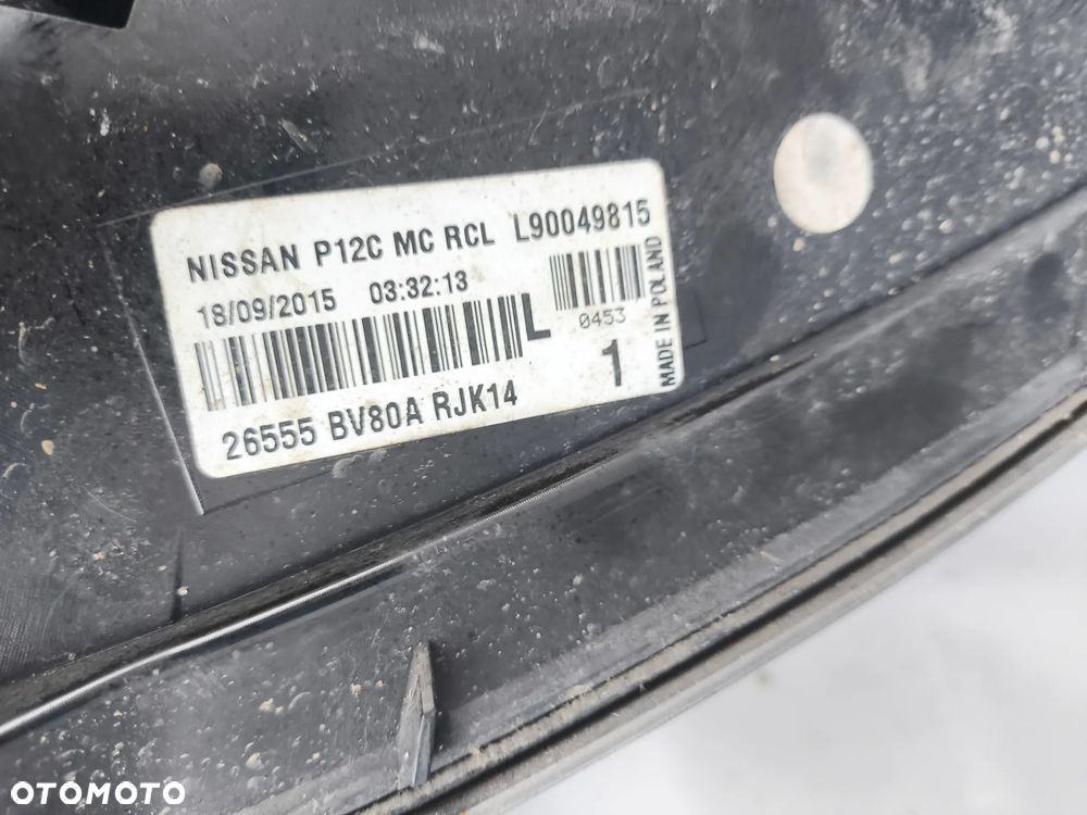 NISSAN JUKE F15 LIFT LAMPA TYLNA LEWA PRAWA 26555BV80A L90049817 L90049815 - 4