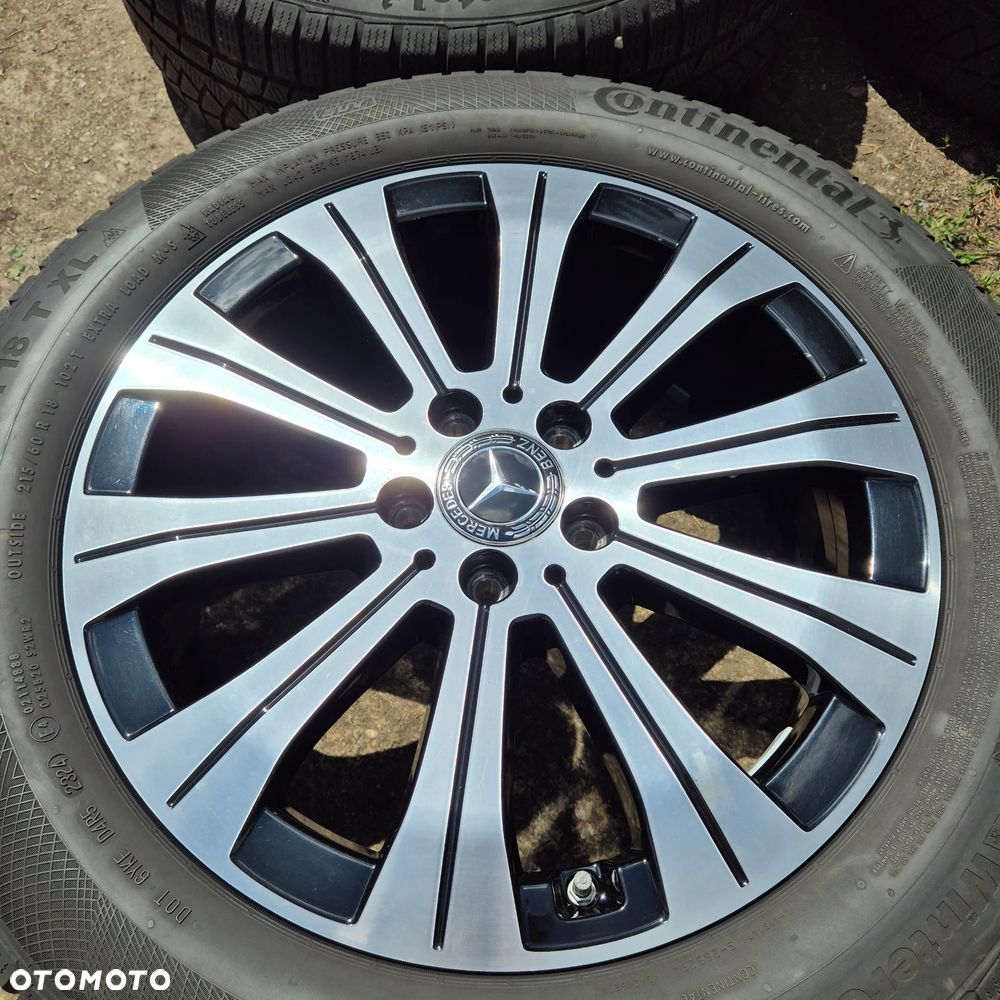 ZIMA KOŁA 215/60 R18 ORYGINAŁ MERCEDES EQB EQA W243 GLA GLB GLK +CZUJNIKI - 5