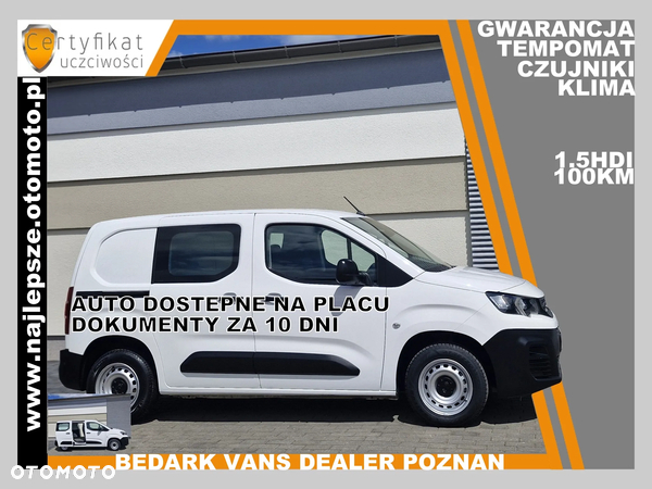 Citroën Berlingo, 2020 XII, klima, tempomat, czujniki