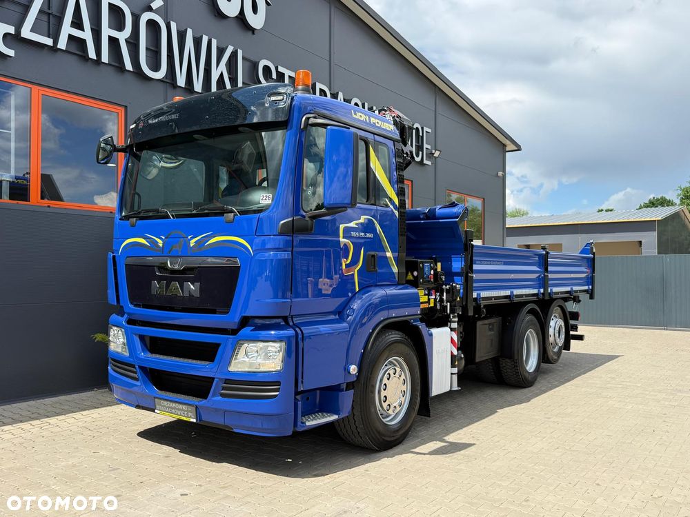 MAN TGM TGS TGX 26.360 // E5 // Klimatyzacja/ 6x2 6x4 // WYWROTKA 3-S // HMF 1420 K2 // kipper, krane, crane, żuraw, dźwig, wywrot - 24
