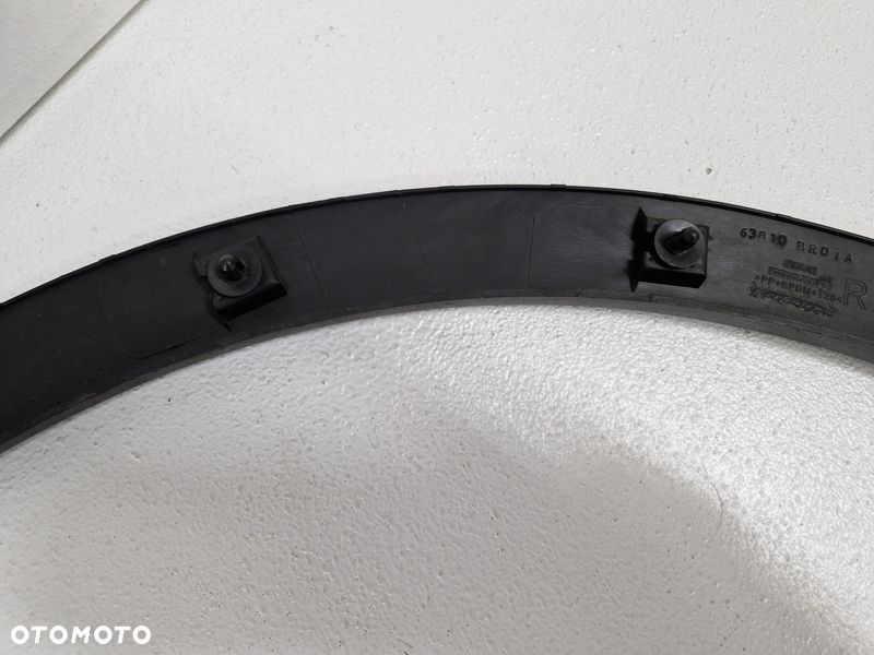 nissan qashqai i 1 j10 nakładka błotnika listwa prawy przód 63810br01a - 8