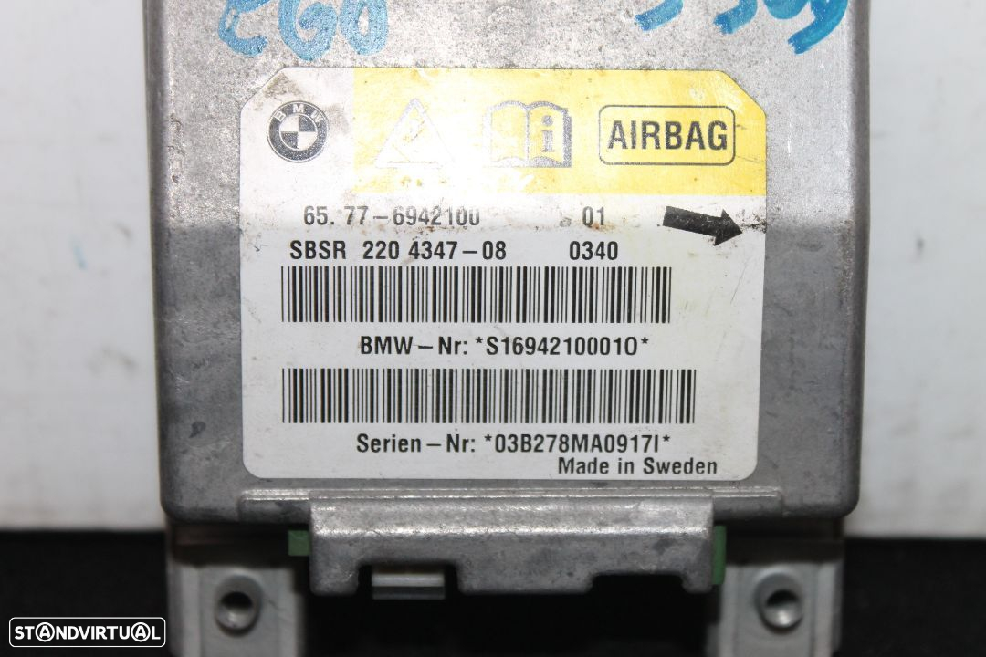 Centralina de Airbag BMW 530D & 525D E60 - 2
