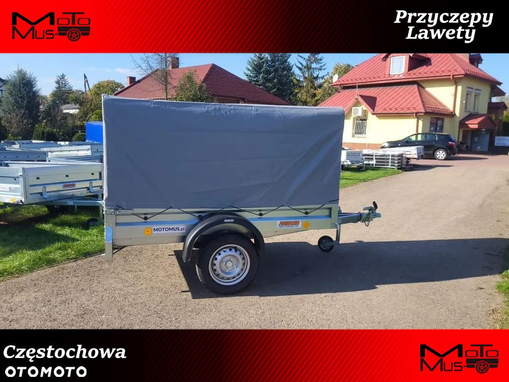 Neptun Przyczepa Neptun  N7-202ptd ze stelażem i plandeka 80cm DOSTAWA HIT CENOWY! - 1