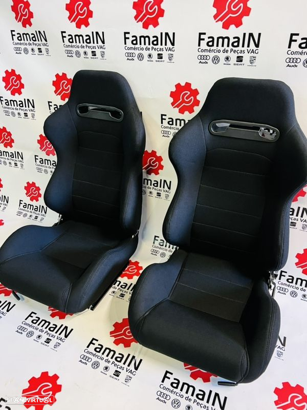 Backets desportivas universais - Estilo Recaro / Mod.2025 - 6