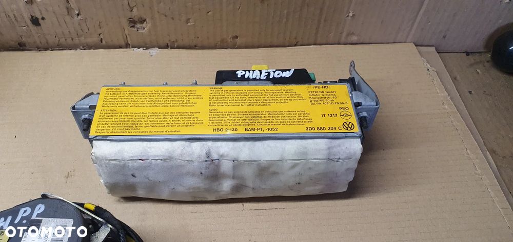 Poduszka kierownicy konsoli poduszki pasy AIRBAG zestaw naprawczy VW Phaeton - 2