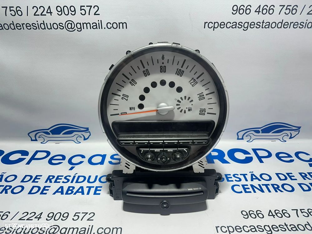 .Display Ecra Comando Radio MMI Multimedia Original Radio Boost CD BMW Mini Cooper One S D SD 3456871 2006 - 2013 - 1