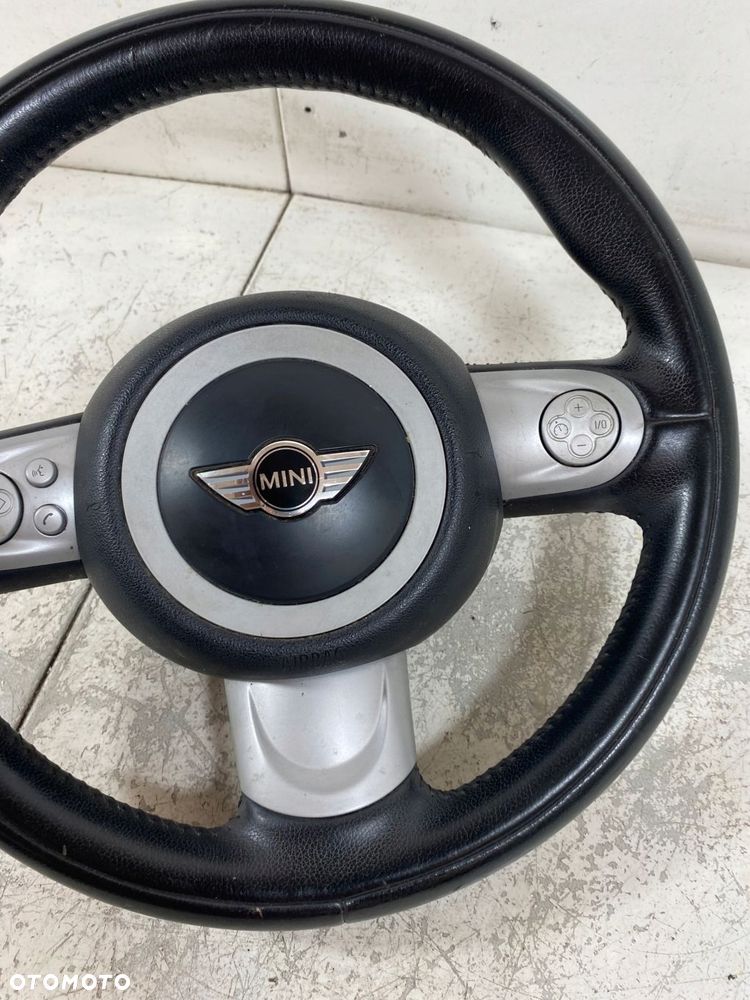 kierownica mini cooper r56 czarna skóra multifunkcja - 5