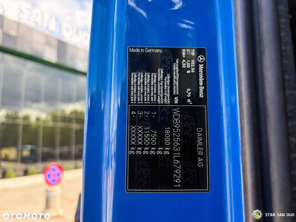 Mercedes-Benz AXOR 1833 4x4 Palfinger PK 22002 EH Żuraw Wciągarka Wywrotka - 20