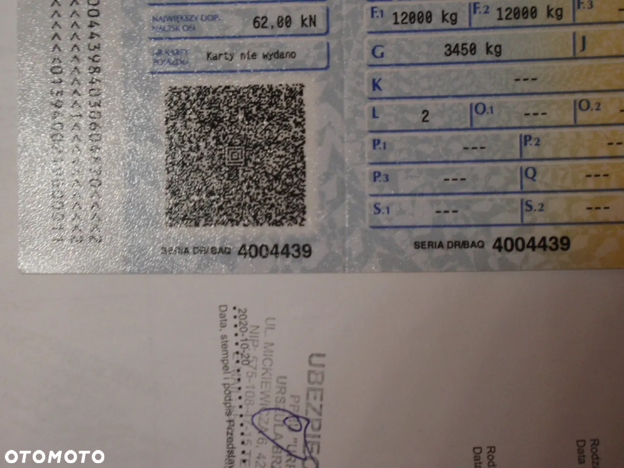 Inny Przyczepa jednoosiowa zarejestrowana w kraju uszkodzona pozostałości 1-10 TON - 13