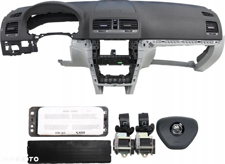 DESKA KONSOLA AIRBAG PASY SKODA YETI - 2