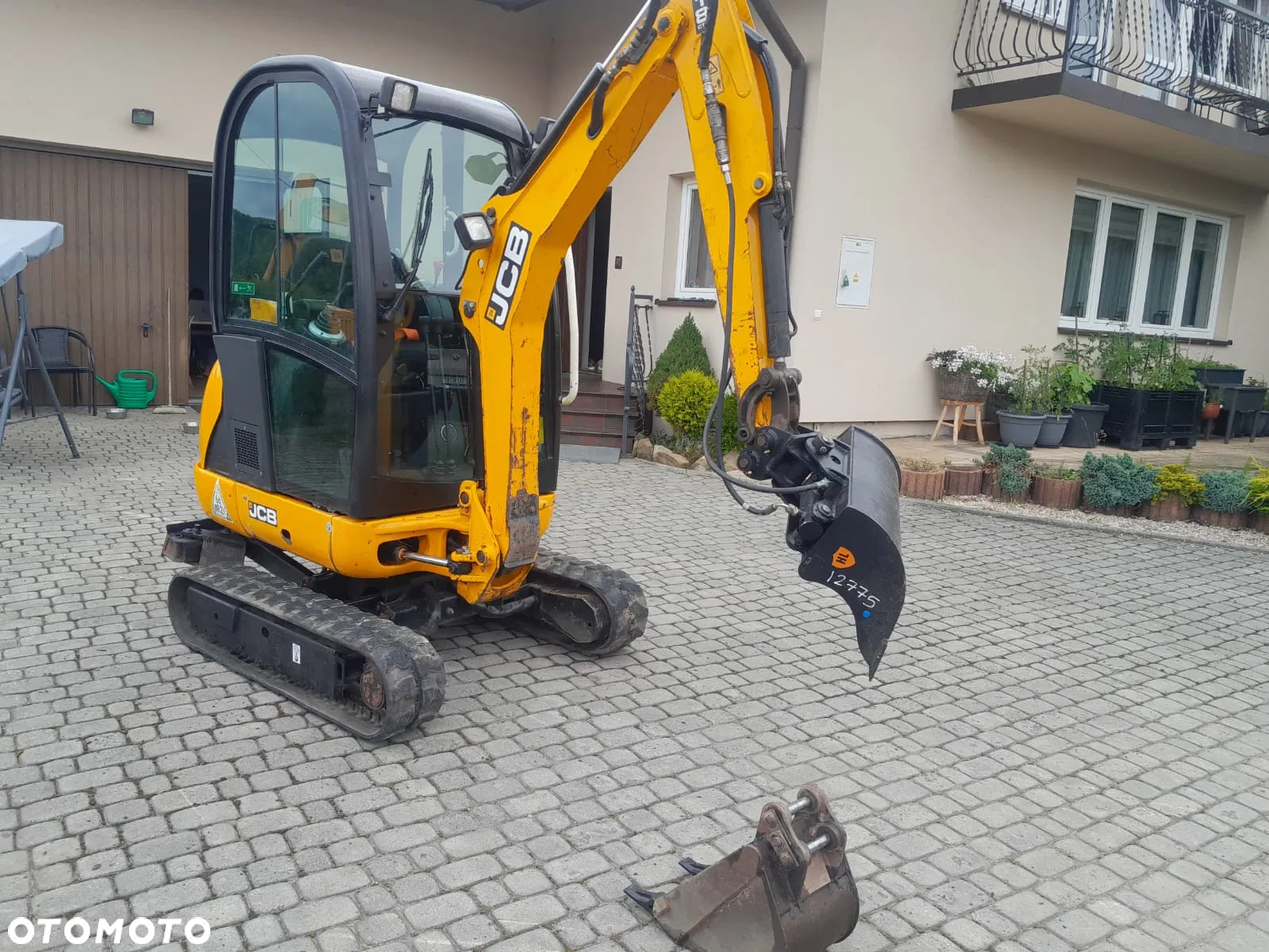 JCB 8018 minikoparka koparka gąsienicowa, 2017r. 1490mtg, łyżka hydrauliczna skandynawska. - 3