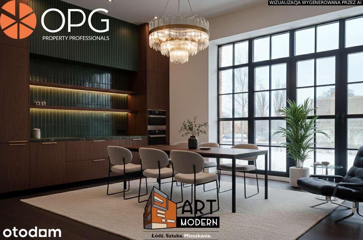 Loft z balkonem, 2 pokoje, łazienka, Centrum- oddany do użytkowania