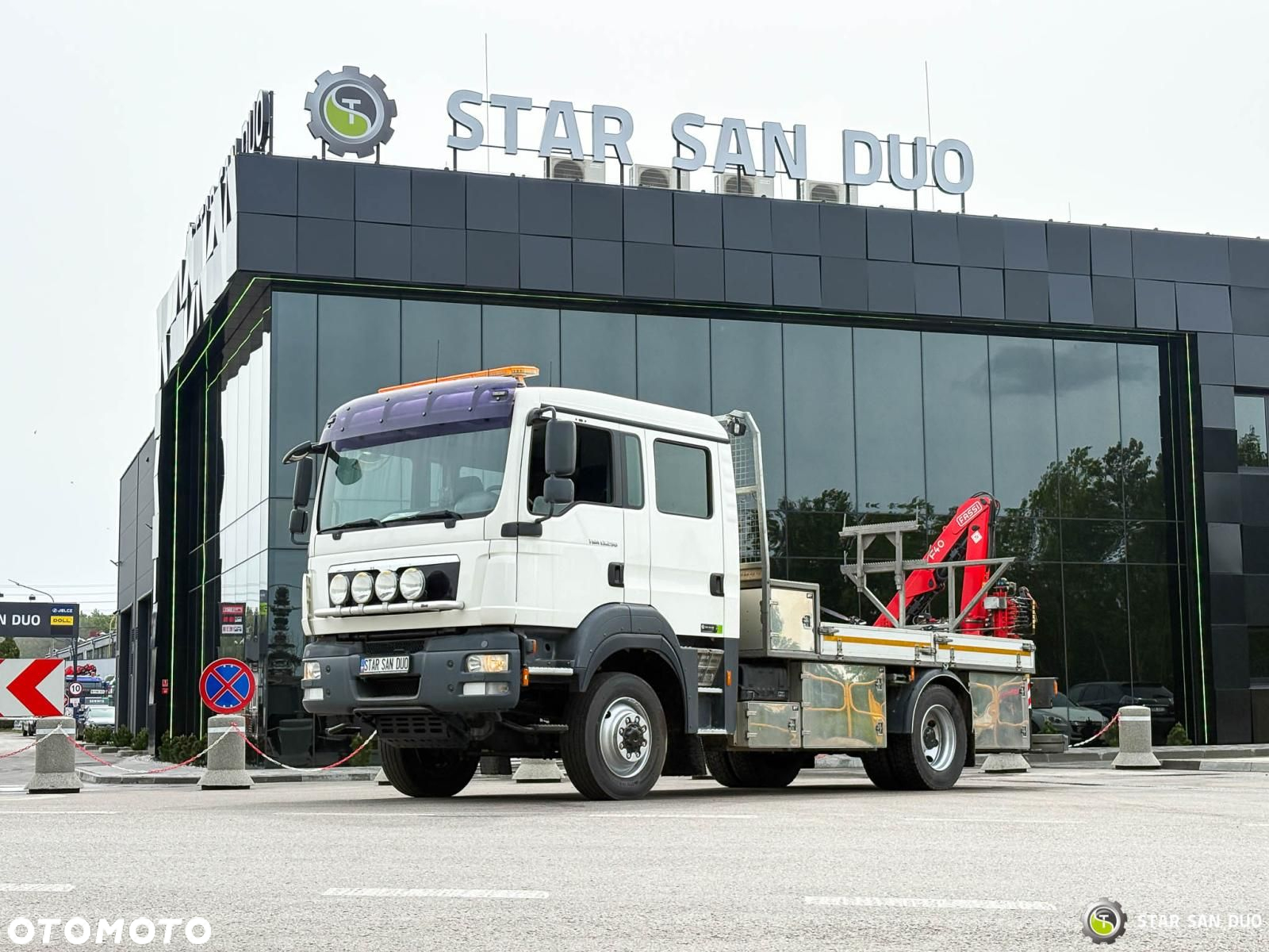 MAN TGM 13.290 4x4 BI FASSI F40B22 Żuraw Wciągarka DOKA - 3