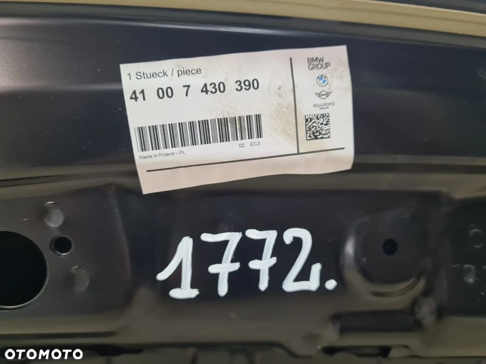 BMW 2 F23 CABRIO LCI KLAPA BAGAŻNIKA TYLNA TYŁ POKRYWA 41007430390 - 7