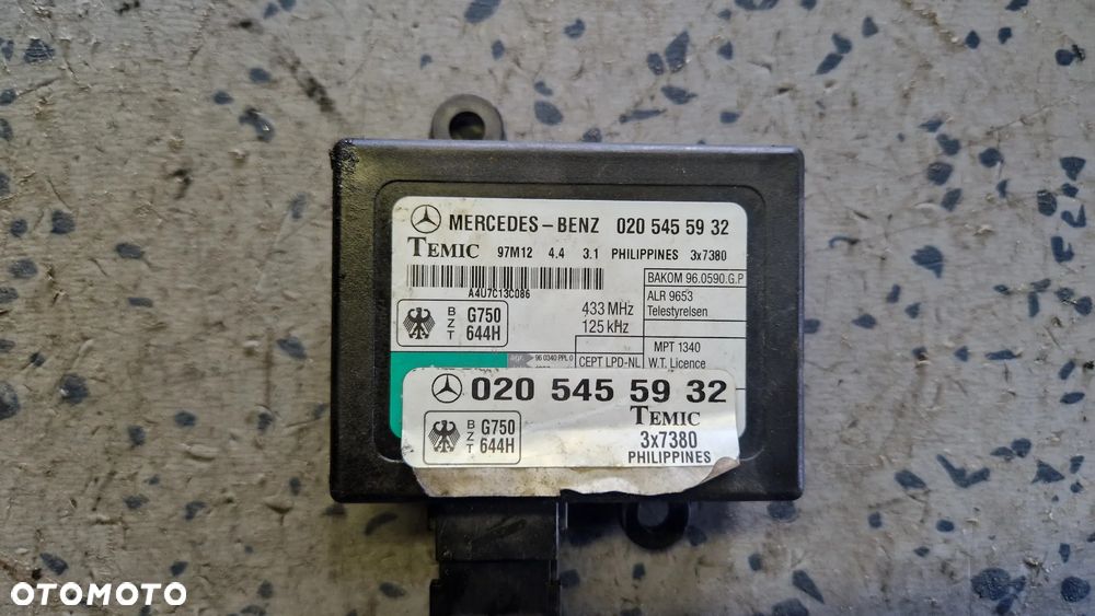 MERCEDES  VITO W638 MODUŁ IMOBILAIZERA 0205455932 - 1