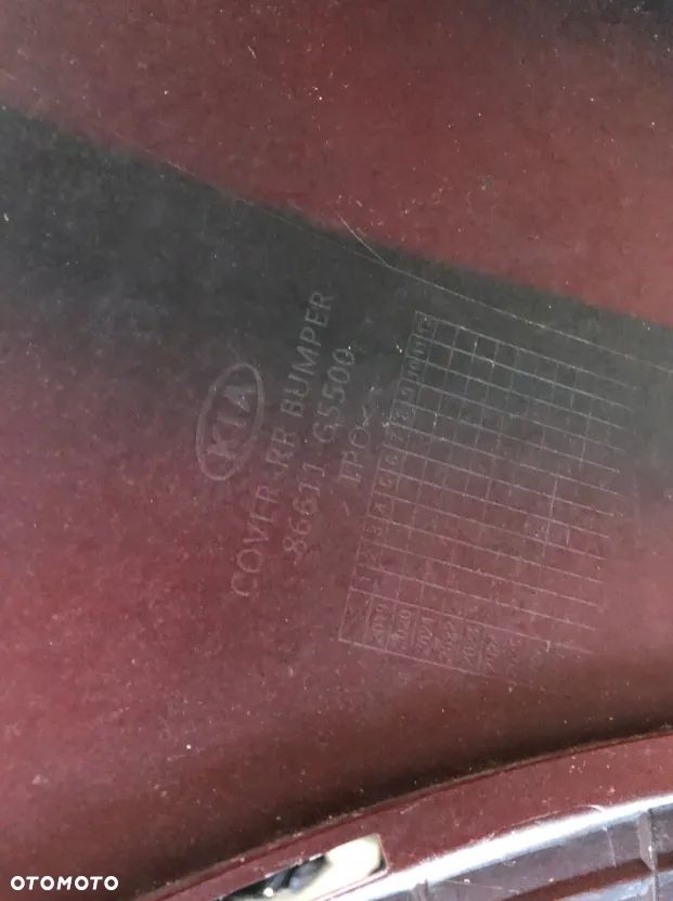 ZDERZAK TYŁ TYLNY KIA NIRO LIFT FL 2019- 86611-G5500 CAŁY ORYGINAŁ - 7