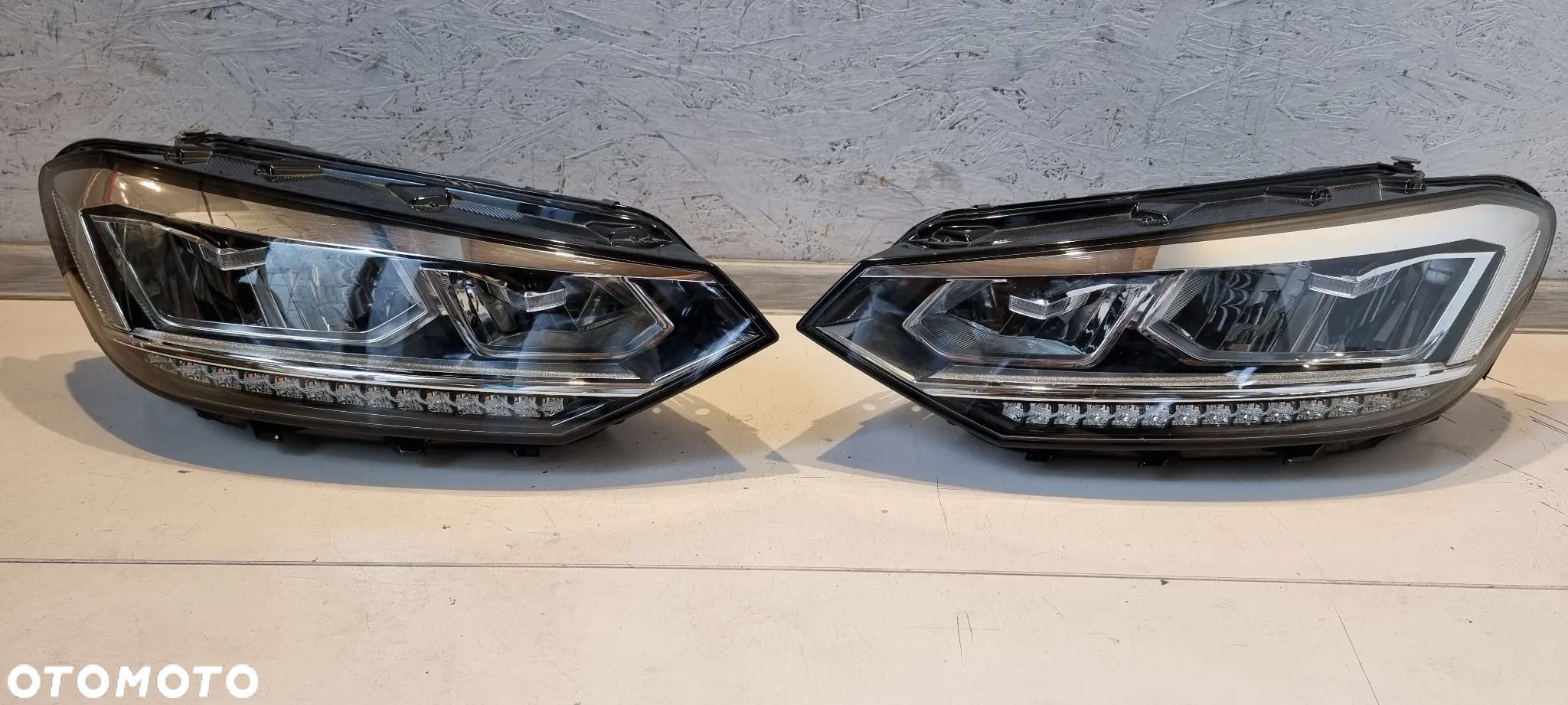 Lampa FULL LED lewa prawa VW TOURAN 3 III 5TA 5TB - 1