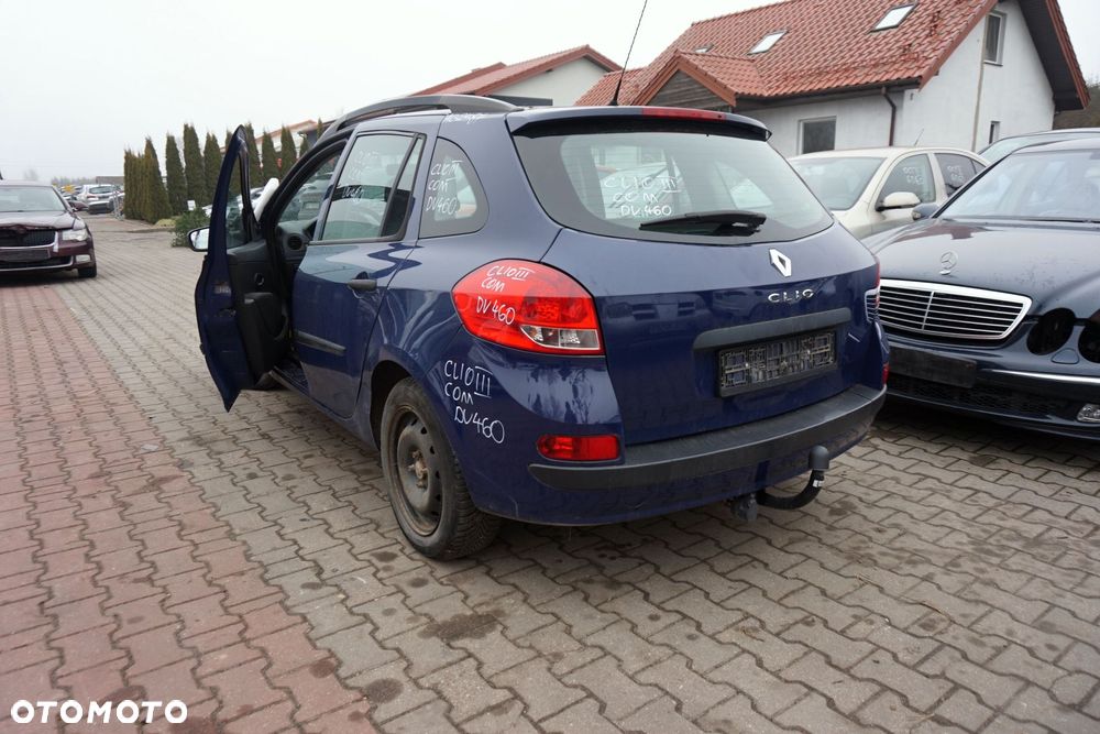 RENAULT CLIO III PH1 KOMBI 2008 OV460 1.2 16V D4F740 75KM JH3176 GRANATOWY na części - 3