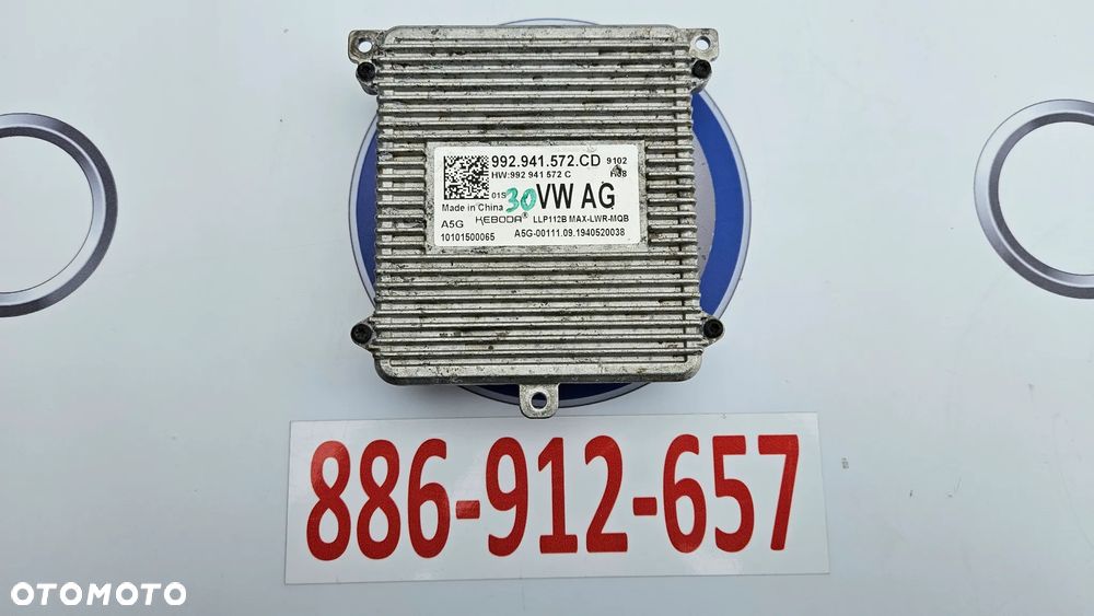 VW Passat B8 3G Przetwornica Moduł LED 992941572CD - 1