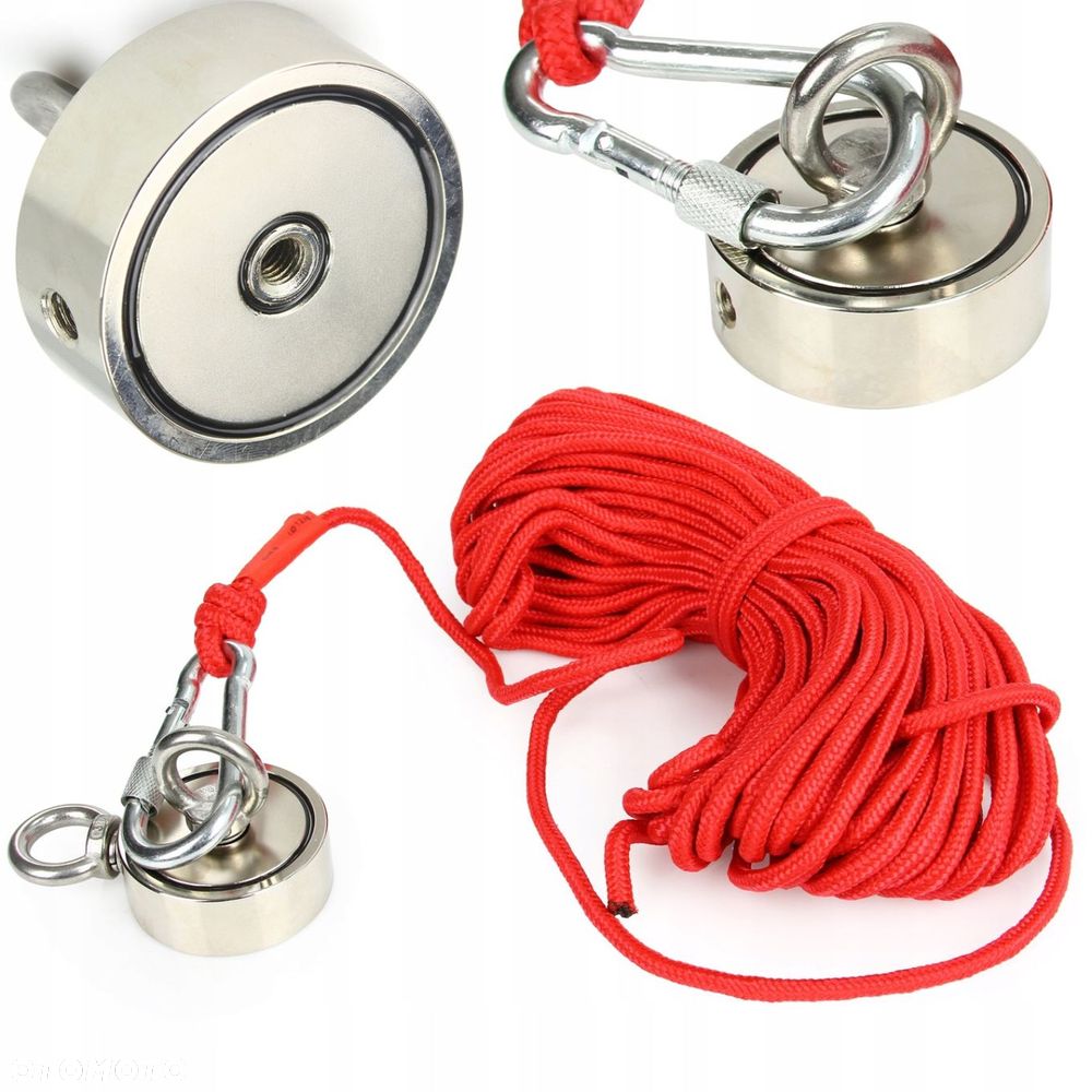 MAGNES NEODYMOWY PODWÓJNY UCHWYT do poszukiwań - 4