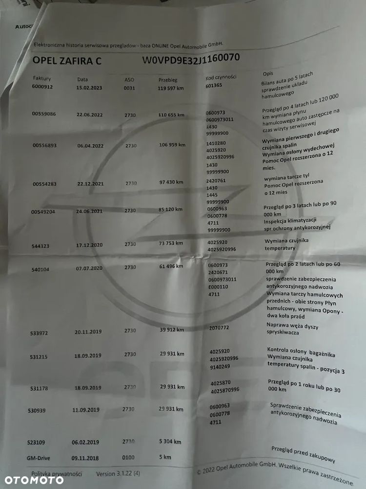 Opel Zafira 1.6 D (CDTi ecoFLEX) Start/Stop Active - 35