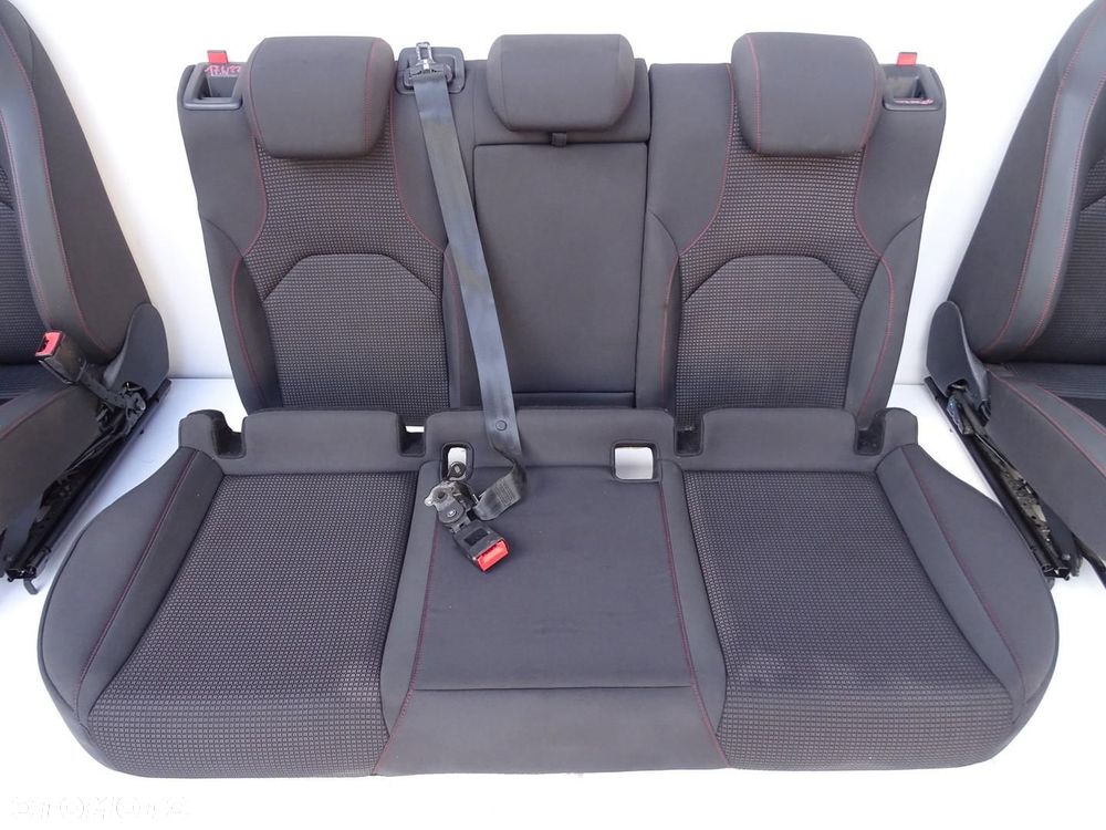 FOTELE FOTEL KOMPLET PÓŁSKÓRA SKÓRA KANAPA SEAT LEON III 5F FR 5D HB - 13