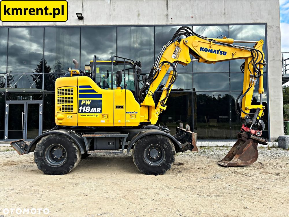Komatsu PW 118 MR-11 KOPARKA KOŁOWA 2018R. ENGCON | 98 WACKER 9503 100 TAKEUCHI TB295 TEREX TW 110 LIEBHERR 311 309 YANMAR MECALAC 714 CAT 313 JCB 130, 145 - 1