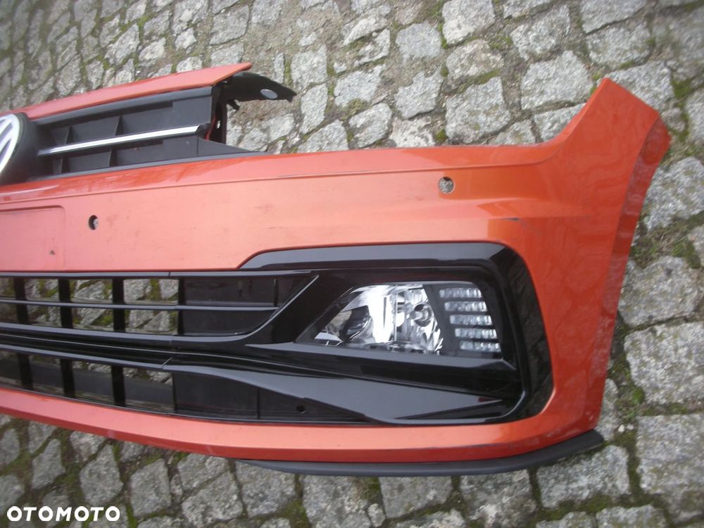 VW POLO ZDERZAK PRZEDNI 2018- R-LINE PRZÓD LED PDC KRATKI 2G0 - 2