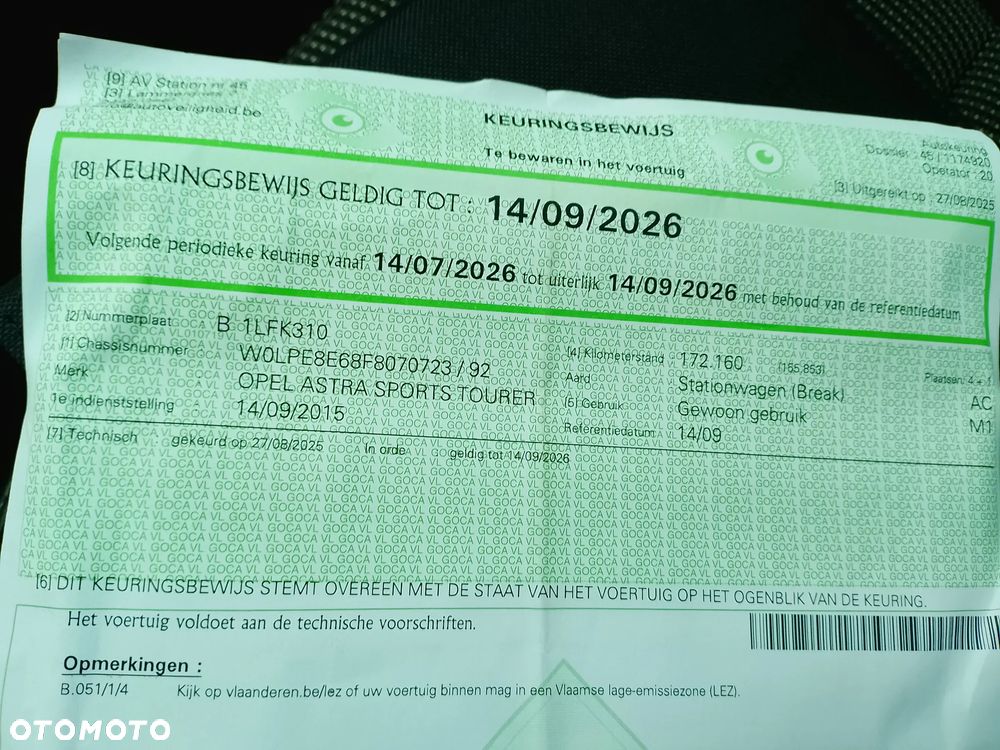 Opel Astra 1.6 CDTI DPF ecoFLEX TourerStart/Stop Exklusiv - 6