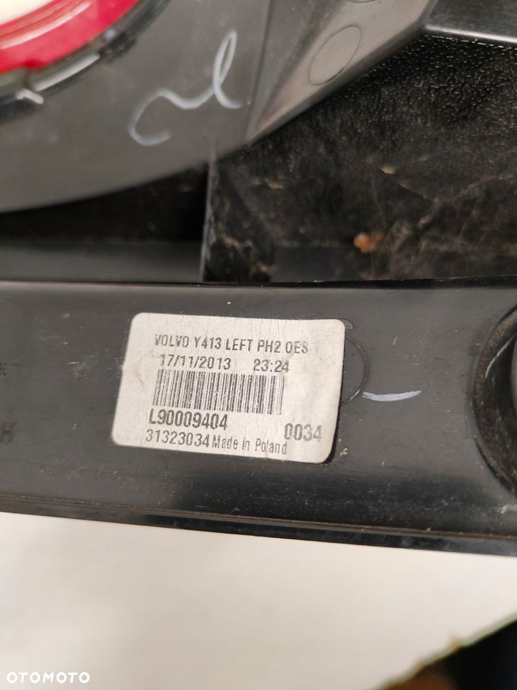 volvo xc60 lift lampa lewa tylna 31323034 - 3