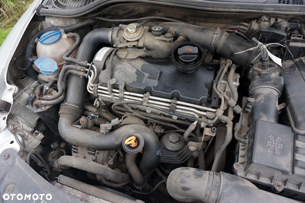 SILNIK KOMPLETNY OCTAVIA II 1Z3 1.9 TDI 104KM BKC SKODA 2004-2008 - 2