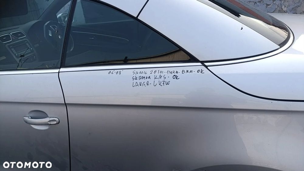 35052 volkswagen EOS 2.0TDI BMM na części skrzynia KNS ok lakier LK7W - 14